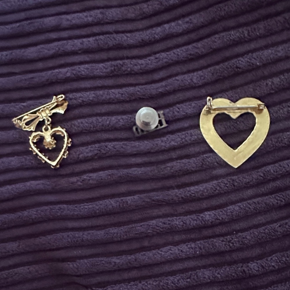 Faith & hearts pins - Picture 3 of 3